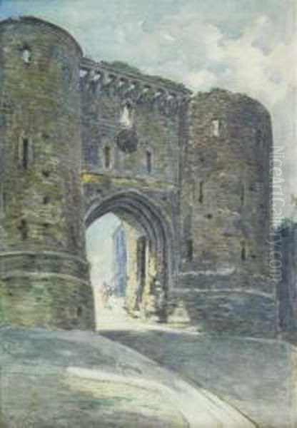 Gateway, Rye Oil Painting by Pollok Sinclair Nisbet