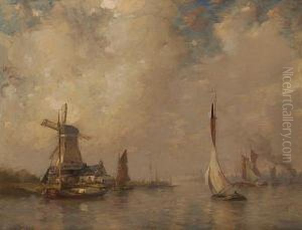 Dordrecht Oil Painting by James Campbell Noble