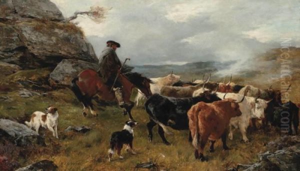 Returning Home Oil Painting by John Sargent Noble