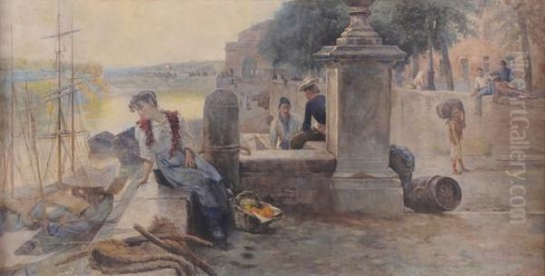 Roma Oil Painting by Arturo Noci