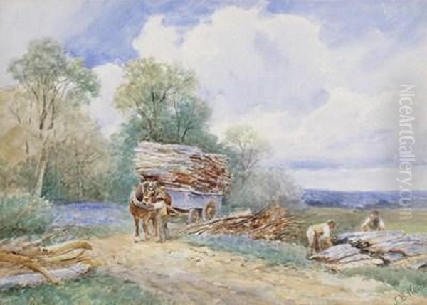 Rural Scenes Oil Painting by John Bates Noel