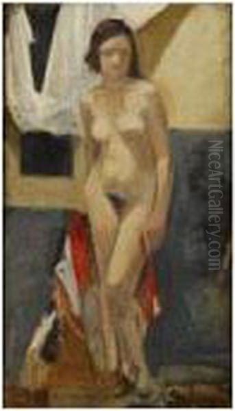 Desnudo Femenino Oil Painting by Xavier Nogues