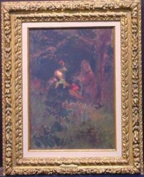 Girl In Forest by Robert, Ernest Noir