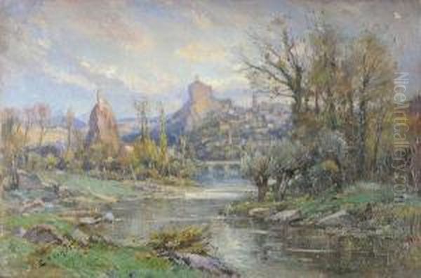 Le Puy Oil Painting by Emile Noirot