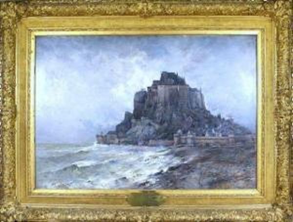 Le Mont Saint-michel Oil Painting by Emile Noirot