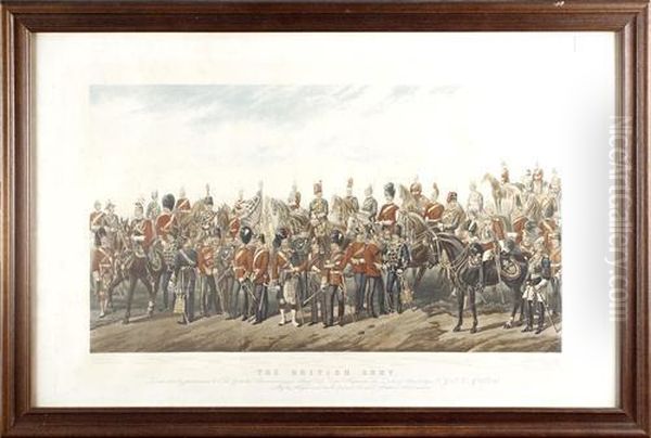 The British Army; The Royal Navy Oil Painting by Orlando Norie