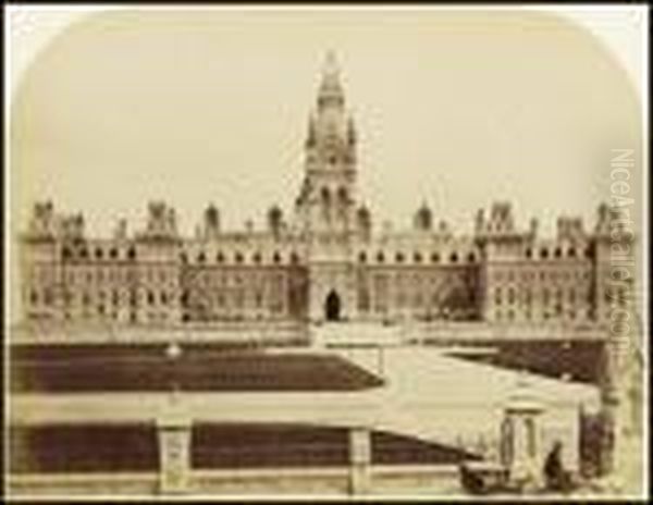 Parliament Building, Ottawa Oil Painting by William Mcfarlane Notman