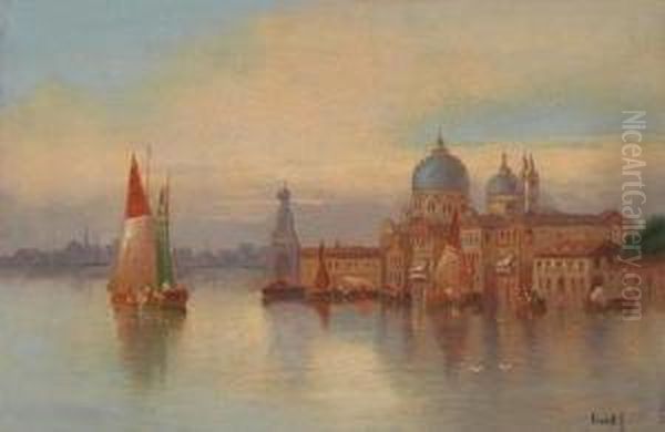 Venedig Oil Painting by Karel Novak