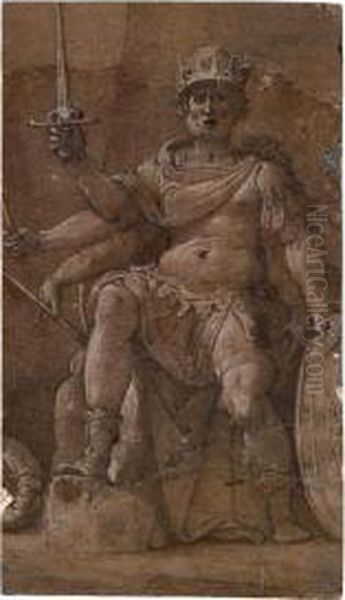 Imperatore Romano Oil Painting by Avanzino Nucci