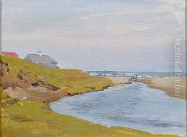 Coastal Landscape Oil Painting by Dermod William O'Brien