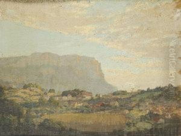 Italian Landscape Oil Painting by Dermod William O'Brien