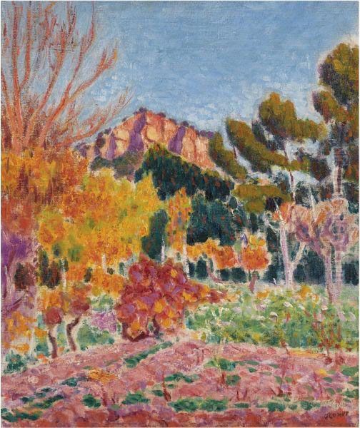 Landscape, Cassis Oil Painting by Roderic O'Conor