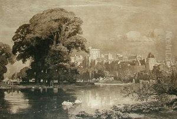 Etching With Remarque Oil Painting by Charles O'Murray