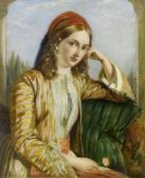 The Sultana Oil Painting by Henry Nelson O'Neil