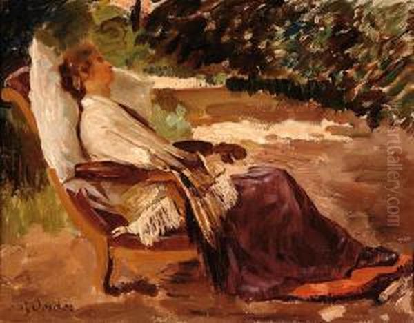 The Afternoon Nap Oil Painting by Frans David Oerder