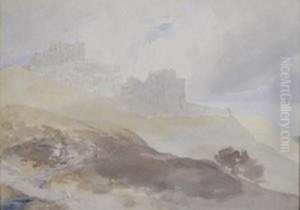 Dover Castle Oil Painting by William, Dover Of Burgess