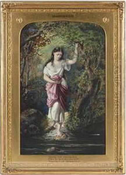 Maidenhood Oil Painting by H.R.H. Princess Duchess Argyll Of Louise,