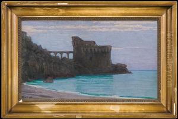 Fort By The Sea Oil Painting by Edward, Edouard Okun