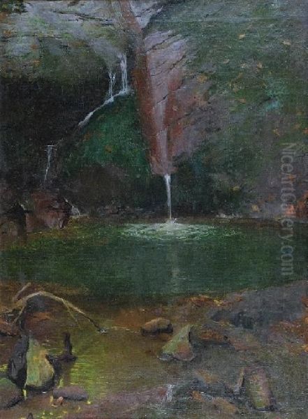 Gorski Staw Oil Painting by Edward, Edouard Okun