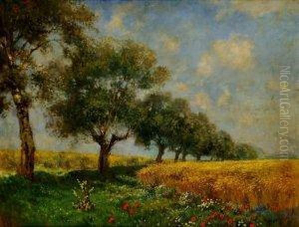 Letna Luka Oil Painting by Ferenc Olgyay