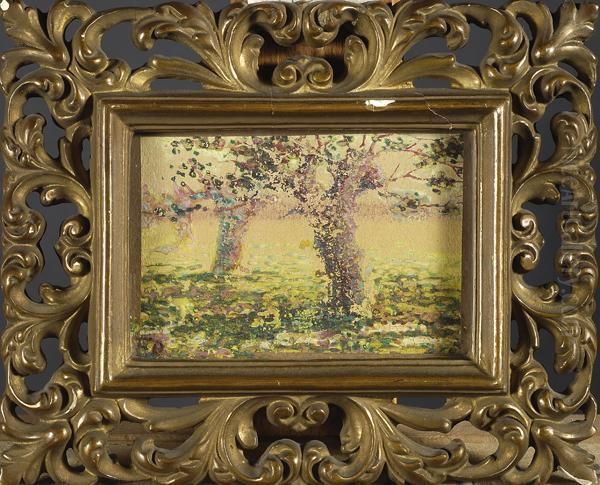 Alberi Oil Painting by Eugenio Olivari