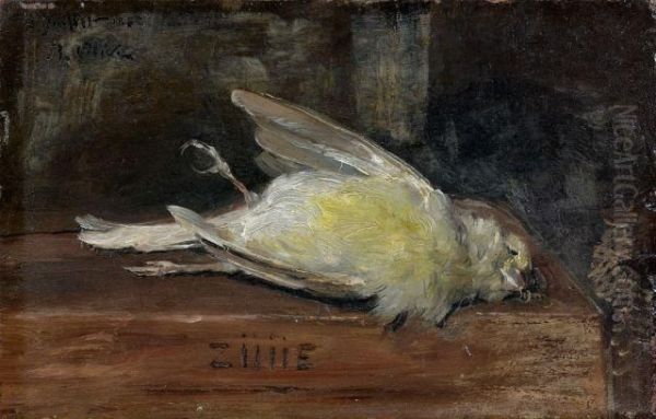 Oiseau Oil Painting by Jean-Baptiste Olive