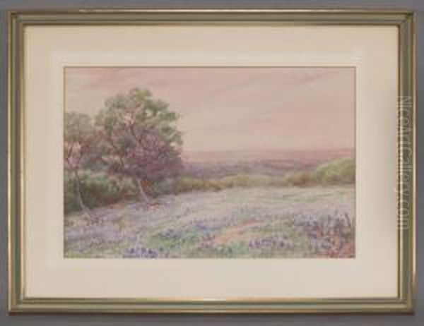 Bluebonnets Oil Painting by Julian Onderdonk