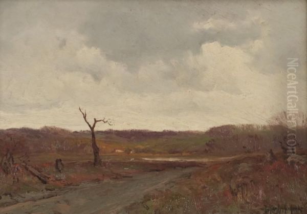 Gray Day, 
Sullivan 
Co Ny Oil Painting by Julian Onderdonk