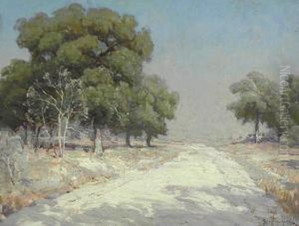 Dusty Road Oil Painting by Julian Onderdonk