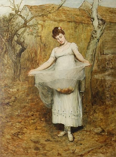 Autumn Oil Painting by Sir William Quiller-Orchardson