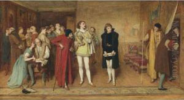 The Duke's Antechamber Oil Painting by Sir William Quiller-Orchardson