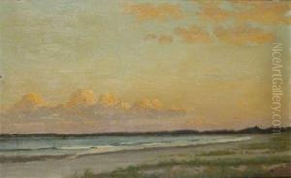 Old Orchard Beach Oil Painting by Alfred Ordway