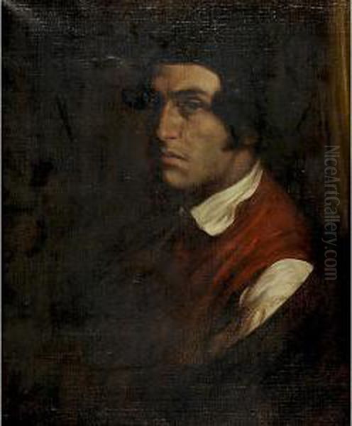 Autoritratto Da Giovane Oil Painting by Argio Orell