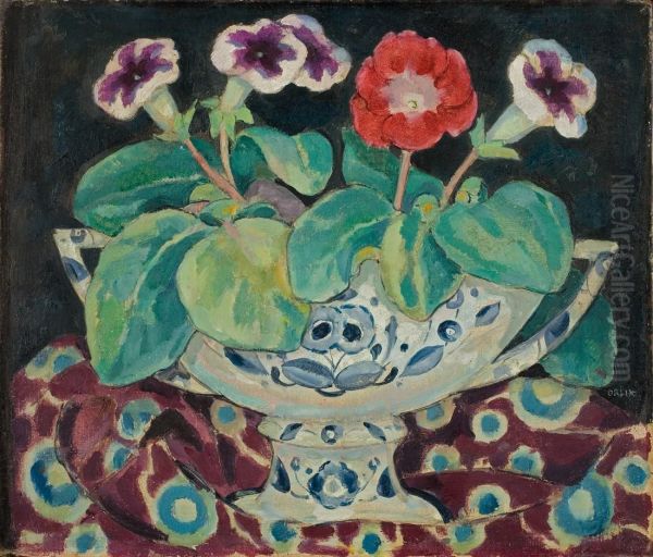 Blumenstilleben Oil Painting by Emil Orlik