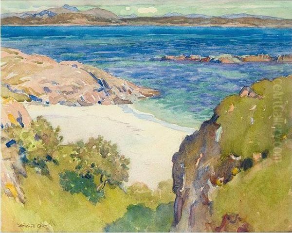 Traigh Nan Siolag, Iona Oil Painting by Stewart Orr