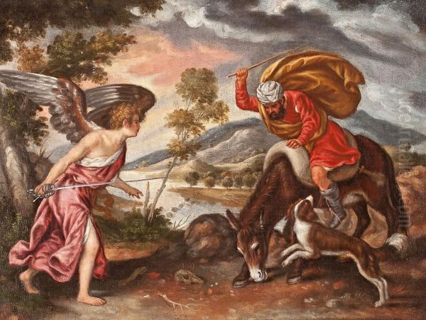 La Burra De Balaam Oil Painting by Pedro De Orrente