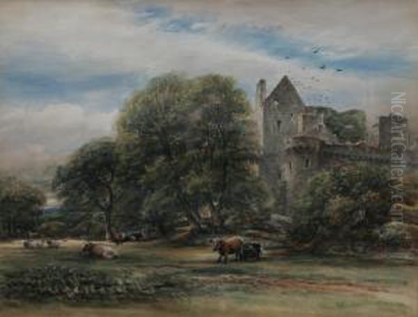 Craigmillar Castle Oil Painting by James Orrock