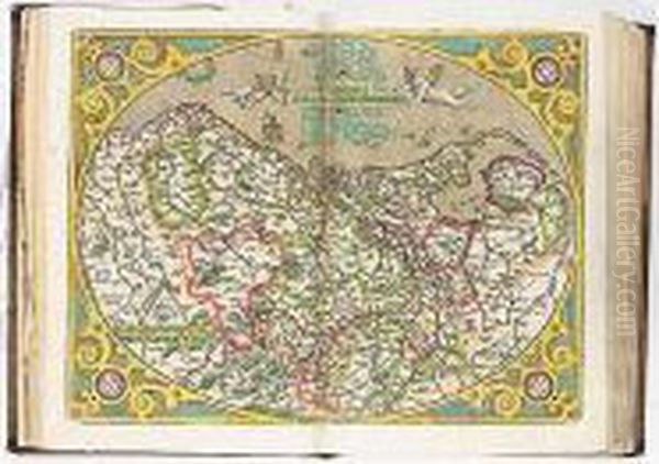 Theatrum Orbis Terrarum... The Theatre Of The Whole World Set Forth By That Excellent Geographer Abraham Ortelius. London: Printed By John Norton, 1606 Oil Painting by Abraham Oertel Ortelius