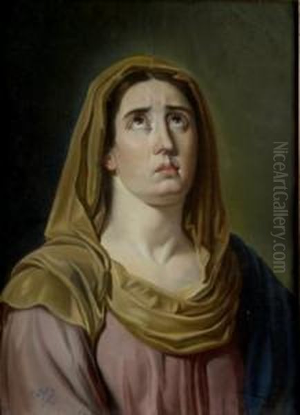 Dolorosa Oil Painting by Antonio Ortiz Echague