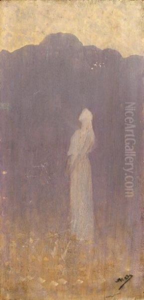 Muse Oil Painting by Alphonse Osbert