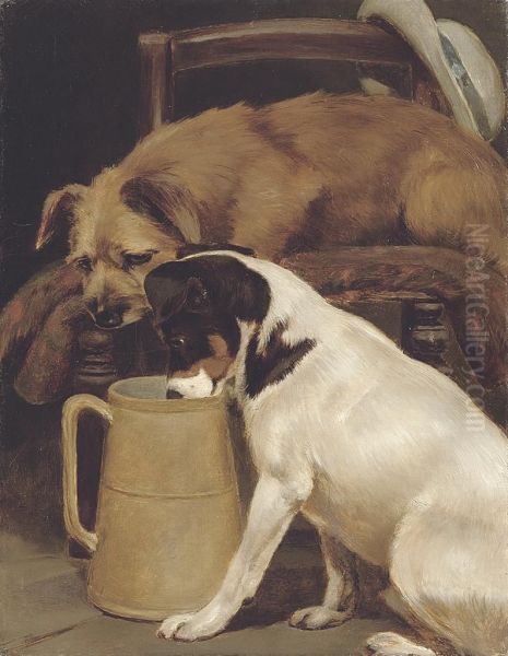 Stealing The Milk Oil Painting by William Osborne