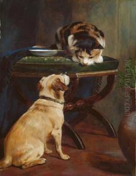 The Best Of Friends Oil Painting by William Osborne