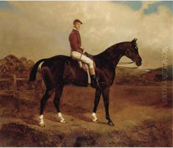 Tinder-box With Captain Lummie Harford (scots Guards) Up Oil Painting by William Osborne