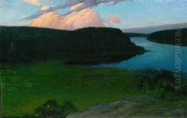 Twilight Oil Painting by John Osterlund