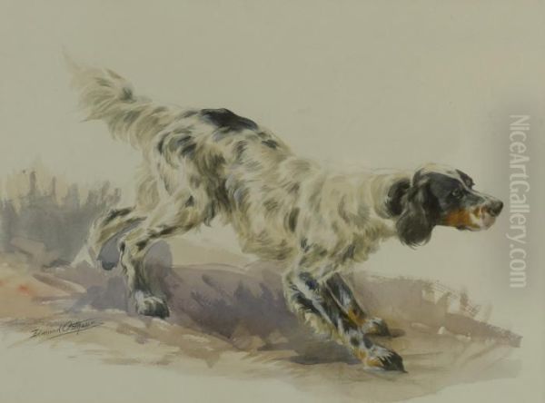 A Setter At Work Oil Painting by Edmund Henry Osthaus