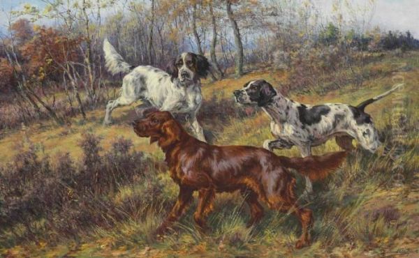 At The Hunt Oil Painting by Edmund Henry Osthaus