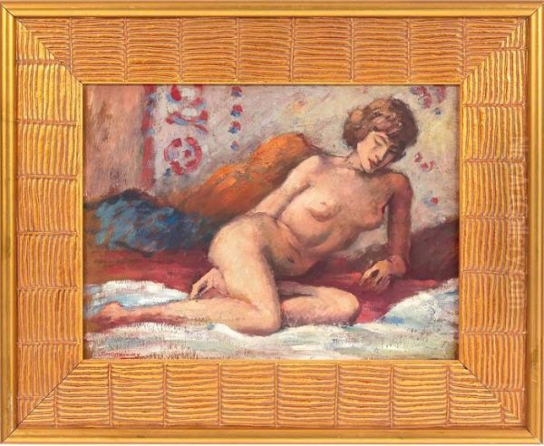 Reclining Nude Oil Painting by Sam Ostrowsky