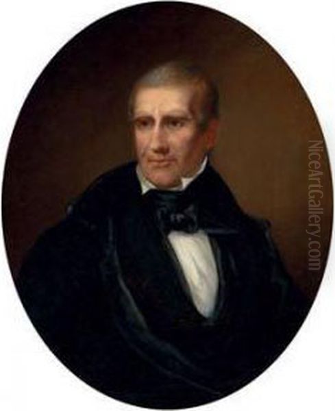 Portrait Of William Henry Harrison Oil Painting by Bass Otis