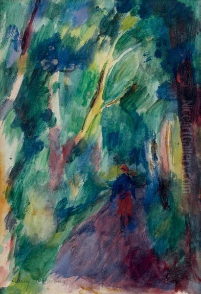 La Foret Verte Oil Painting by Henri Ottmann