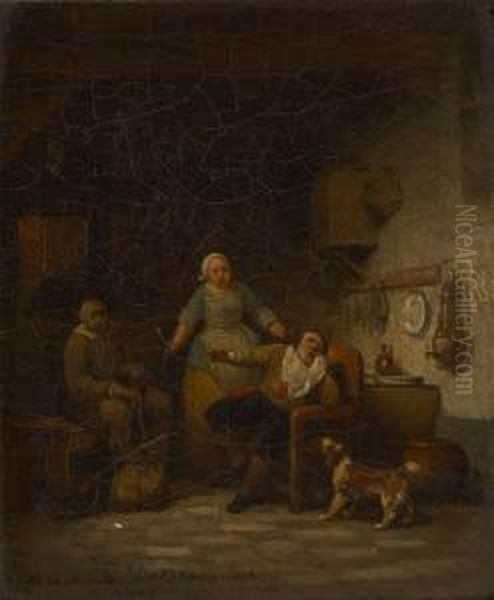 Un Mauvais Souvenir Oil Painting by Ferdinand de Braekeleer